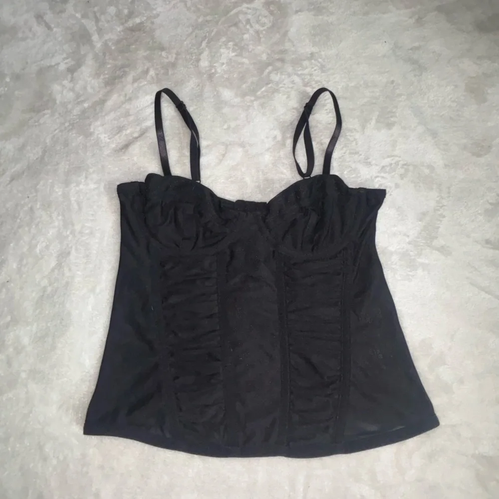 Black Women's corset Top - Picture 3 of 4